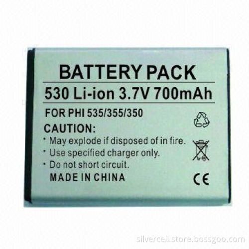 Li-ion Battery for Philips S660, with 700mAh Capacity